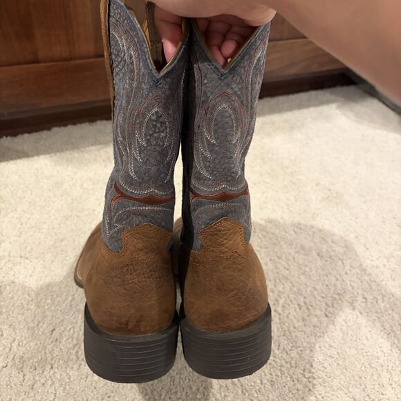 EUC Cody James Force Western Boots Blue Mens Sz 12D BCJSP25P2-3 Anti Slip Cowboy main image 4